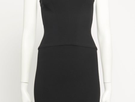 Black Stretch Preowned Mini Dress Fashion