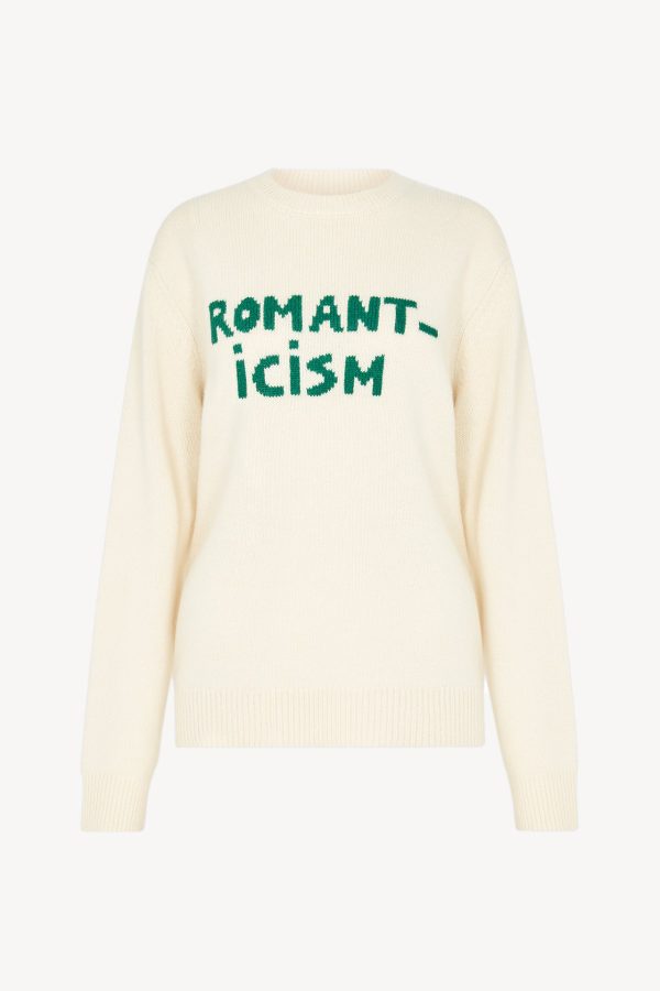 Ivory Romanticism Oversized Jumper For Discount