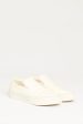 Off White Leather Preowned Marie H Slip On Sneakers For Discount