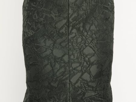 2013 Dark Green Jacquard Preowned Skirt Online