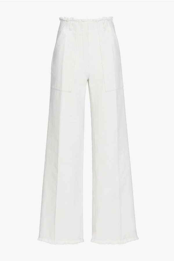 Off White Ruth Jean Trousers Online Sale