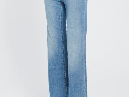 Faded Mid-Blue Jarvis Flared Jeans Online