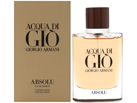 Acqua di Gio Absolu by Giorgio Armani for Men EDP Spray For Discount