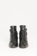 Black Leather Preowned Blake Ankle Boots For Discount