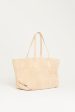 Beige Suede Preowned Florence Quilted Tote Bag Online Sale