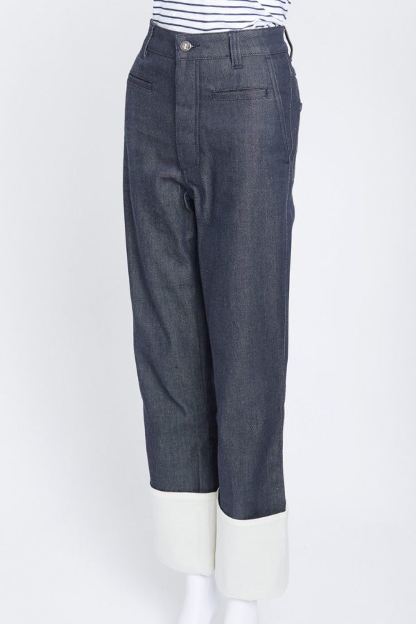 Fisherman Wide Leg Jeans Supply