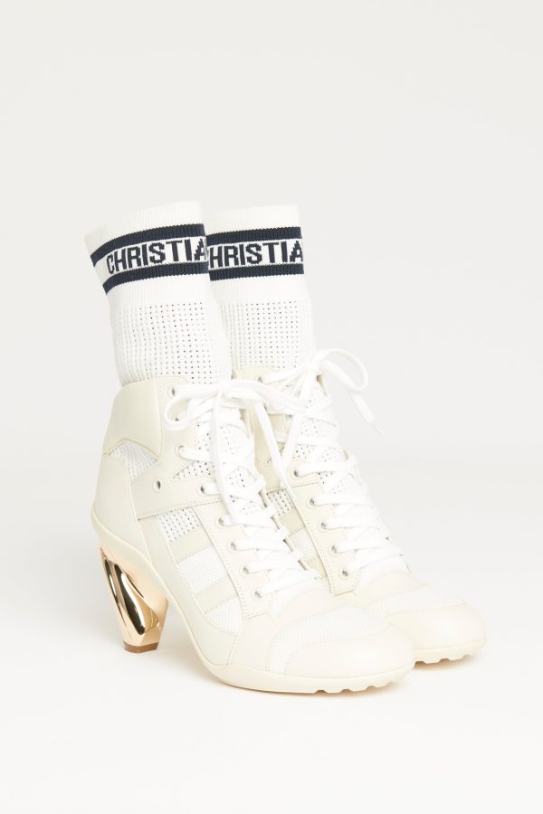 2022 Cream D-Zenith Preowned Ankle Boot on Sale