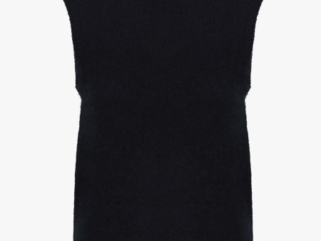 Black Mabel Vest For Discount