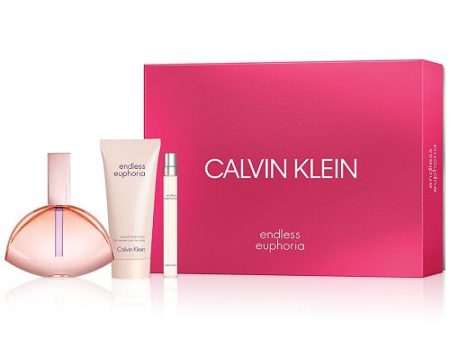 Endless Euphoria 3 Piece Gift Set by Calvin Klein for Women Cheap