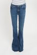 Blue High-Rise Slim Kick Flare Jeans Supply