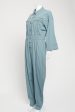 Blue Cotton Preowned Preowned Utility Jumpsuit Cheap