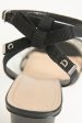 2023 Black Leather Preowned Sunset Heeled Sandals Supply