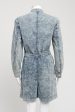 Blue Cotton Preowned Acid Wash Playsuit For Cheap