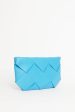 Blue Swimmi Lambskin Preowned Intrecciato Pouch Clutch Bag Online