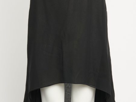 1990s Asymmetrical Vintage Silk Sheer Preowned Skirt Online