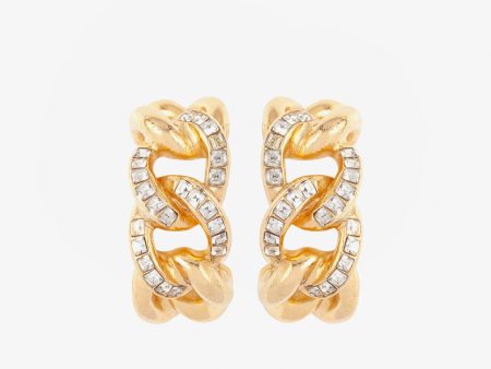 Gold Plated Dior Earring Cuffs on Sale