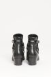 Black Leather Preowned Blake Ankle Boots For Discount