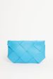 Blue Swimmi Lambskin Preowned Intrecciato Pouch Clutch Bag Online