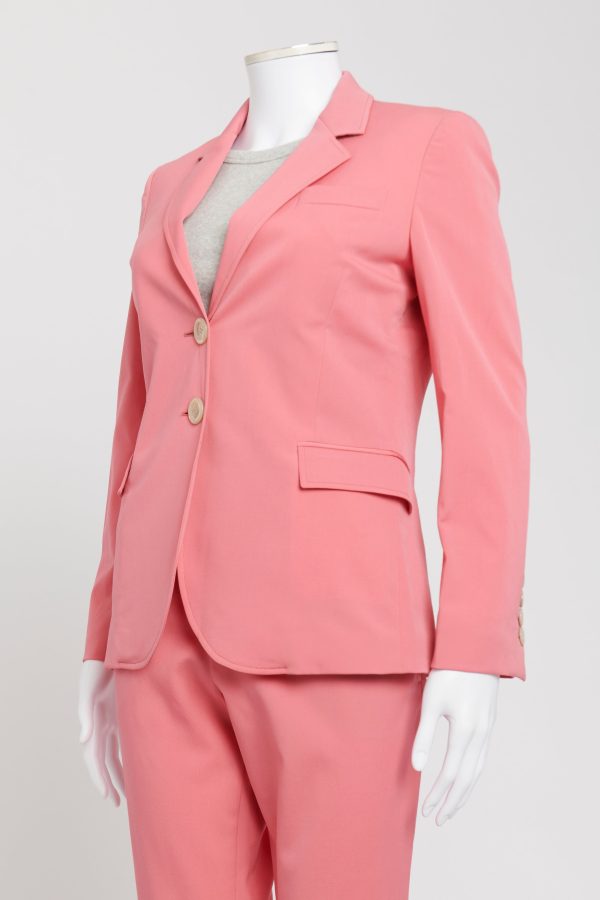 Pink 2015 Wool Preowned Suit For Cheap