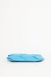 Blue Swimmi Lambskin Preowned Intrecciato Pouch Clutch Bag Online