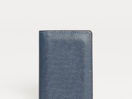 2016 Blue Taïga Leather Preowned Pocket Organizer Online Hot Sale