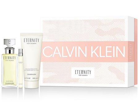 Eternity 3 Piece Gift Set by Calvin Klein for Women Sale