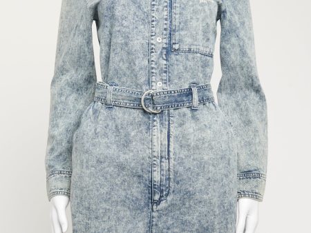 Stonewash Denim Preowned Playsuit Online now