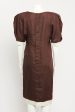 1970 s Brown Linen Preowned 365 Midi Dress Online