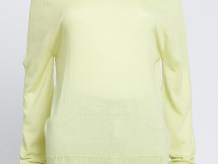 Lime Green Wool Sweater Online now